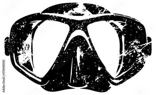 Diving Mask Texture in Underwater Exploration