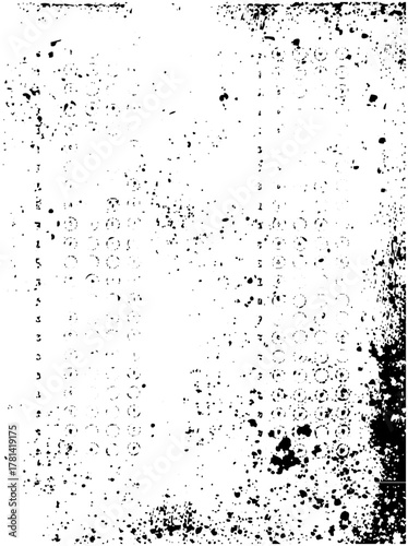 Grunge texture decay within abstract design