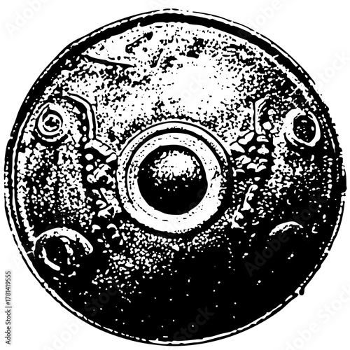 Shield protects against attack in ancient warfare