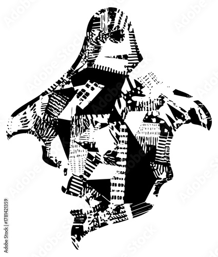 Runner sprints dynamically in urban environment