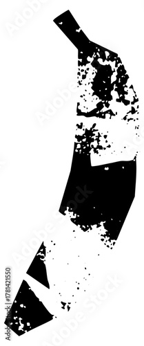 Broken bottle shatters dramatically in a dark setting