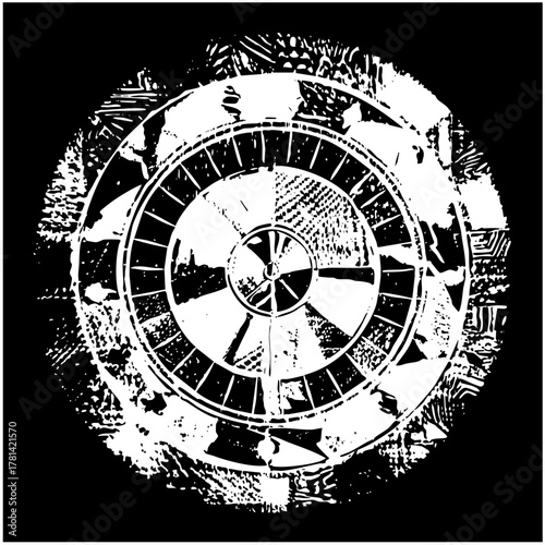 Tire Track Imprint Reveals Forensic Evidence in Crime Scene