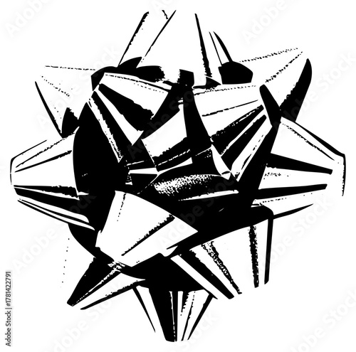 Abstract Shape Explodes with Energy in a Modern Composition