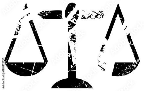 Scales of Justice Balance Legal Concepts