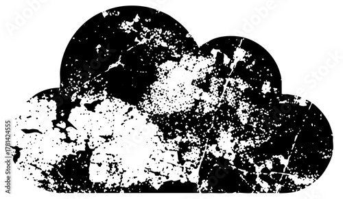 Clouds gather texture in a sky