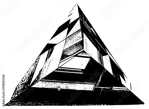 illustrates complexity in abstract geometric composition