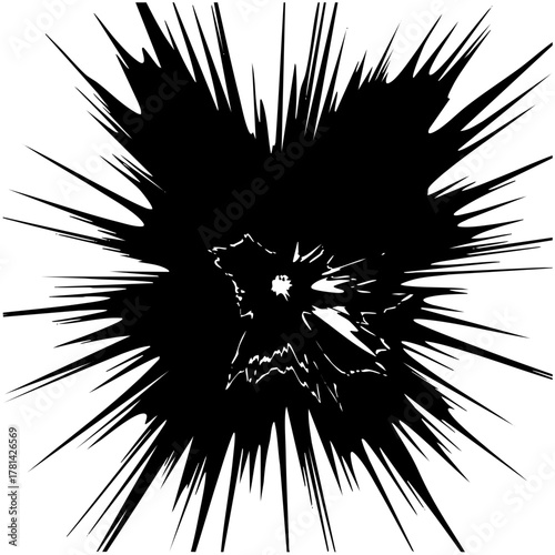 Explosion Effect radiates energy in a dramatic scene