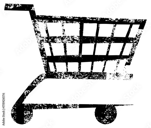 Shopping Cart Texture in Retail