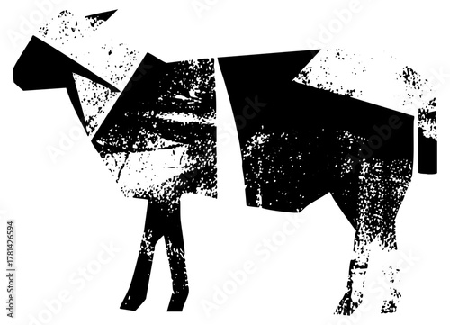 Cow Illustrates Strength in Farm Landscape