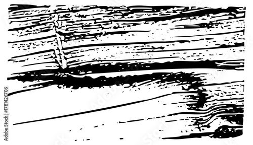 Landscape Illustrates Tranquility at Seashore