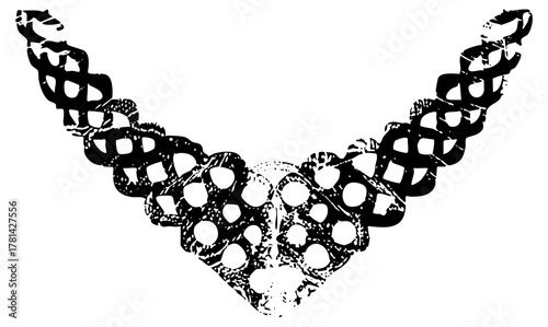 Necklace elegance with geometric for fashion accessories