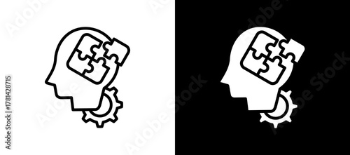 Puzzle multistyle icon
