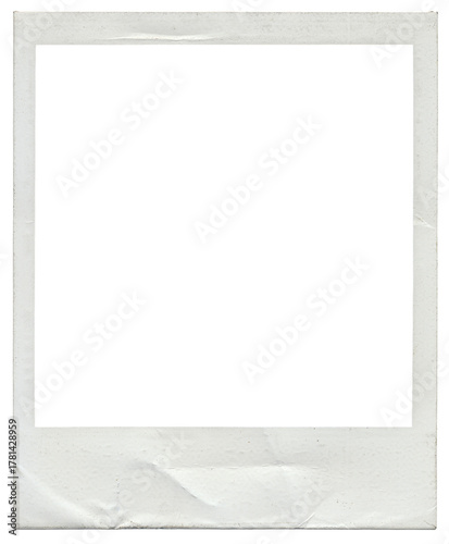 Polaroid photo frame mockup