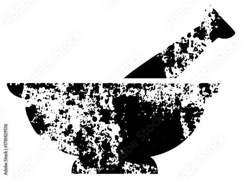 Mortar and Pestle Grinds Ingredients in Apothecary