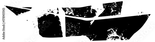 Abstract Shapes Compose Dynamic Texture in Graphic Design