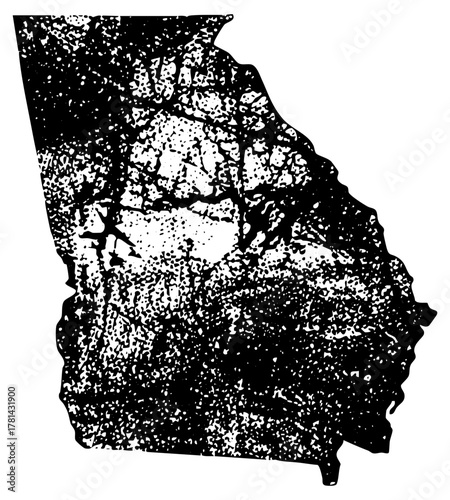 Georgia Map Illustrates Boundaries in a Geographic Context