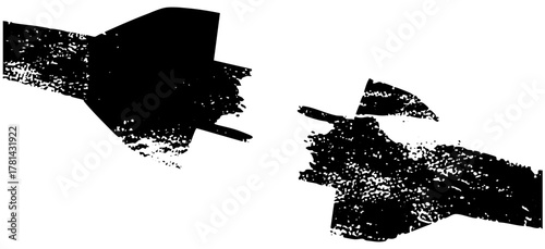 Hand holding cigarette illustration for lifestyle concepts