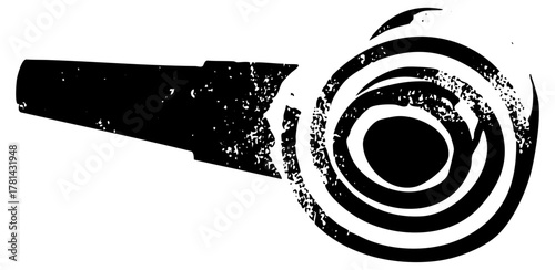 Microphone broadcasts sound waves in a studio