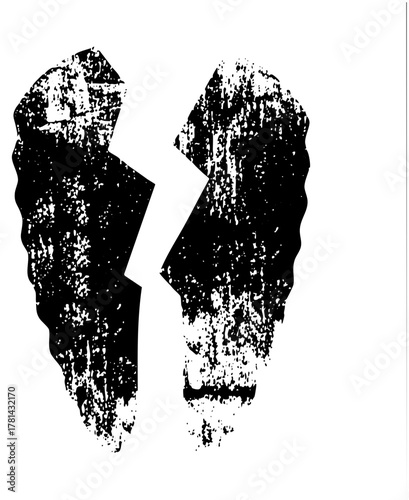 Faces Separate Illustration