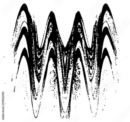 Abstract Shapes Display Texture for Graphic Design