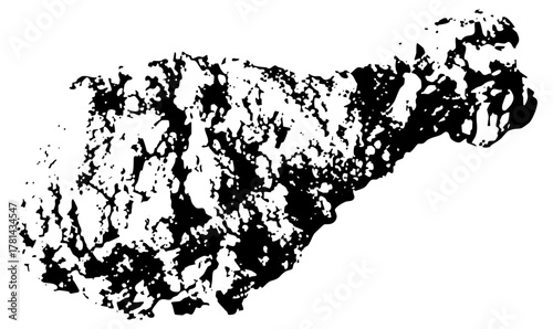 Brushstroke Splatter Creates Abstract Texture