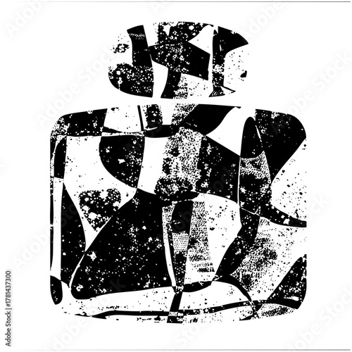 Abstract Shapes Compose Dynamic Composition for Graphic Design