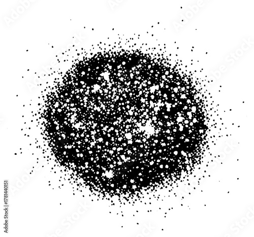 Spray paint explosion creates abstract texture for graphic design