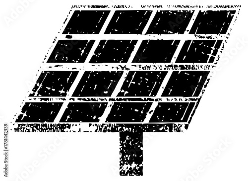Solar panel generates energy in a sustainable environment