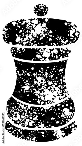 Pepper Mill Texture in Culinary Setting