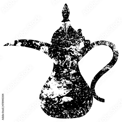 Coffee Pot Illustrates Tradition in Arabic Culture