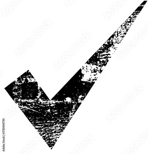 Checkmark confirms approval in digital interface