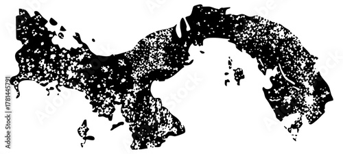 Panama Map Illustrates Geography in Central America