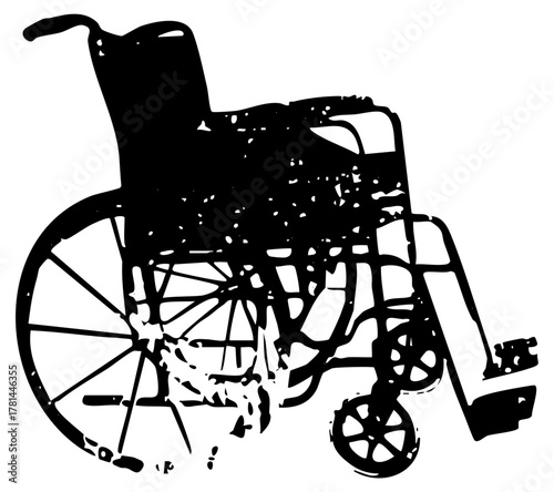 Wheelchair Illustrates Mobility Assistance in Healthcare
