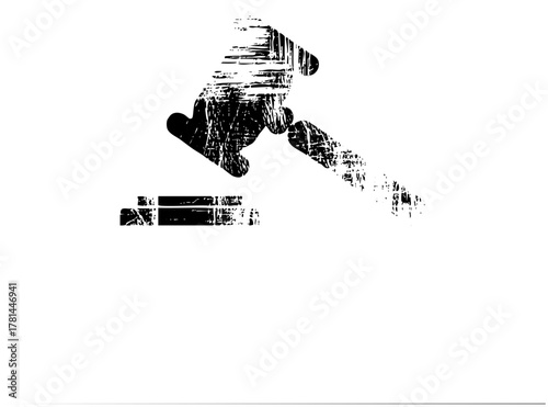 Gavel Strikes Down Justice in Courtroom