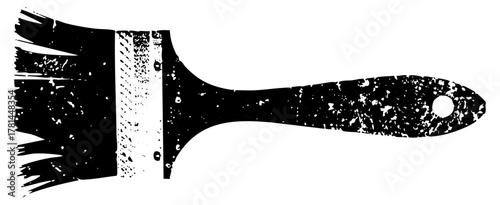 Paintbrush Illustrates Creativity in Artistic Design