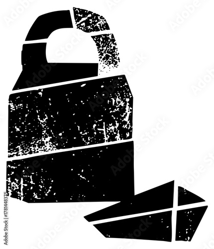 Spray Can Dispensing Fluid in a Street Scene