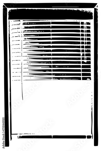 Window Blinds Adjust in Interior Space