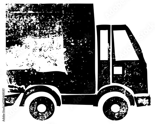 Delivery Truck Illustrates Transport in Logistics