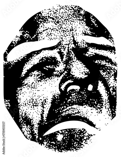 Gorilla Portrait Strength in Wildlife