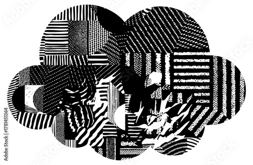 Abstract Shapes Compose Dynamic in Design