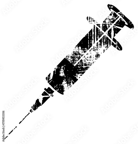 Syringe Illustrates Treatment in Healthcare