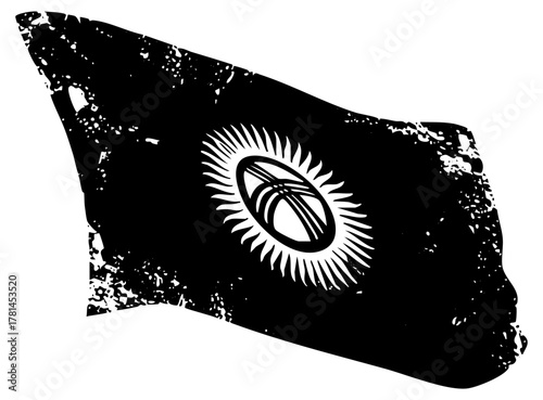 Eye gazes intently with texture in graphic design