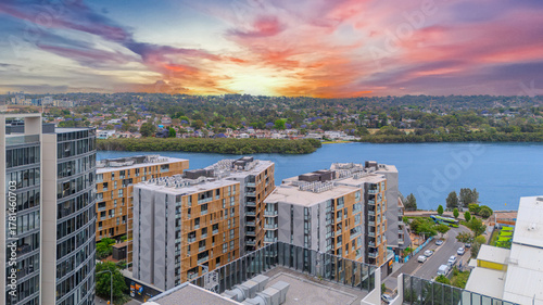 Photography Wentworth Point a suburb in western Sydney newly built residential high rise apa