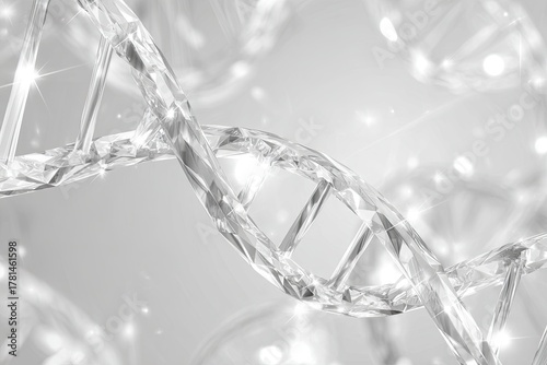 Abstract Dna Double Helix Illustration