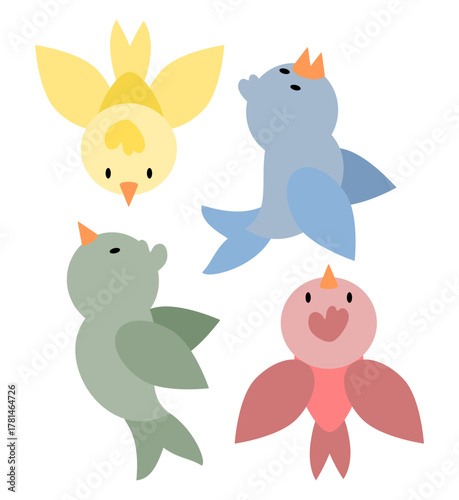 Bird svg, paper cut, silhouette, Cricut, school, kids , Decoration, cut file , vector, pattern