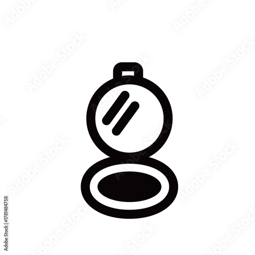 コンパクトミラーのアイコン