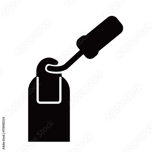 ネイル塗りのアイコン