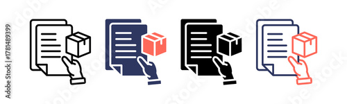 Logistic Report multiple icon