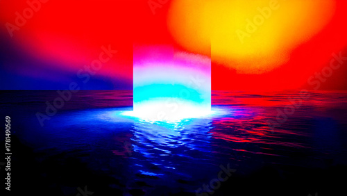 gate time travel water door energy frame presentation introduction