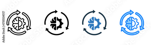 Model Practices icon multiple style 